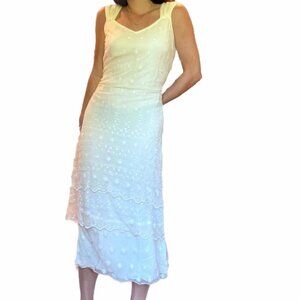 Vintage White Lace Dress